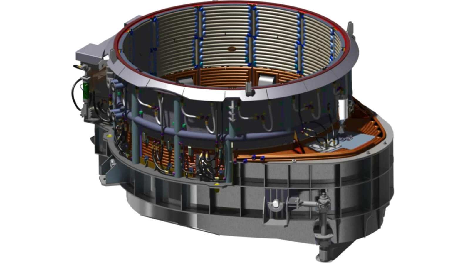 Furnace shell and cooling – view 1
